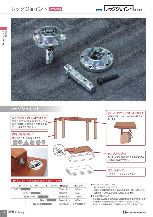LEGテーブル脚金物カタログ_03